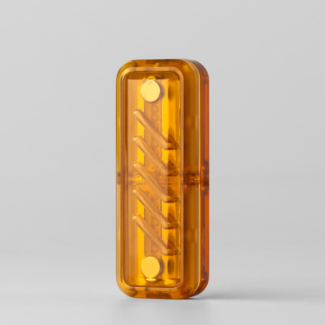 Fidget Slider – EVEN EDC Yellow Croaker | Stainless Steel Brass Zirconium Ultem PEI Copper Push Slider