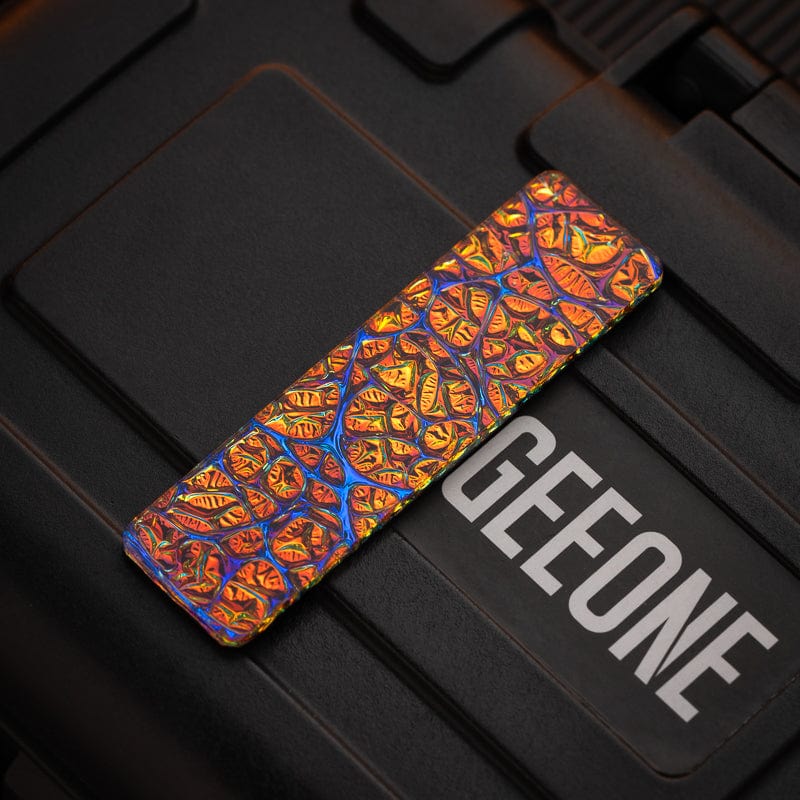 Fidget Slider – EVEN EDC Yellow Croaker | Stainless Steel Brass Zirconium Ultem PEI Copper Push Slider