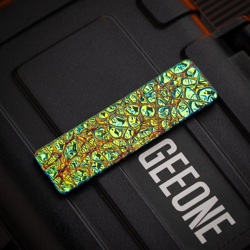 Fidget Slider – EVEN EDC Yellow Croaker | Stainless Steel Brass Zirconium Ultem PEI Copper Push Slider