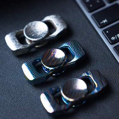 Fidget Slider EDC – Faith EDC Streamline | Stainless Steel Titanium Zirconium Mokuti Zircuti