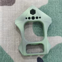 Aged Green Ceramic Coated Titanium