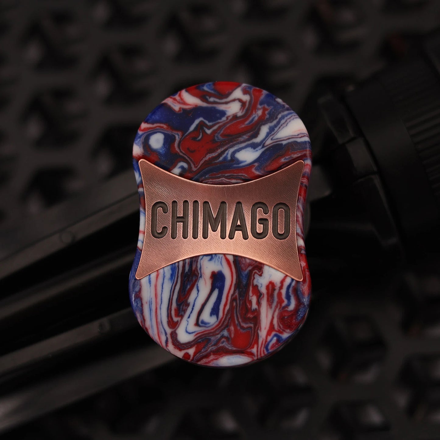 CHIMAGO Wrath fidget slider with resin body and copper inlay