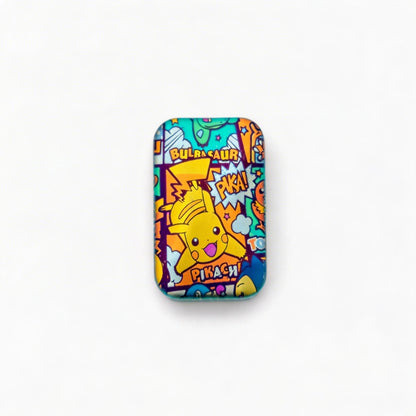 Rotating Titanium Fidget Slider: colorful character artwork on a rectangular face (gallery view 05).
