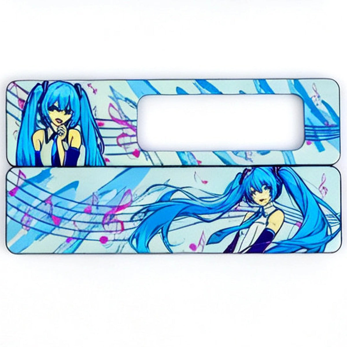 Titanium Chocolate-Style Slider Covers: Hatsune Miku artwork upper cover (gallery view 12).