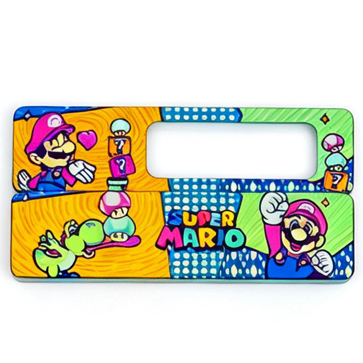 Titanium Chocolate-Style Slider Covers: Mario artwork upper cover (gallery view 07).