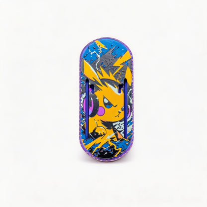 Titanium Press-Action Fidget Slider: lightning character artwork slider closed (gallery view 07).
