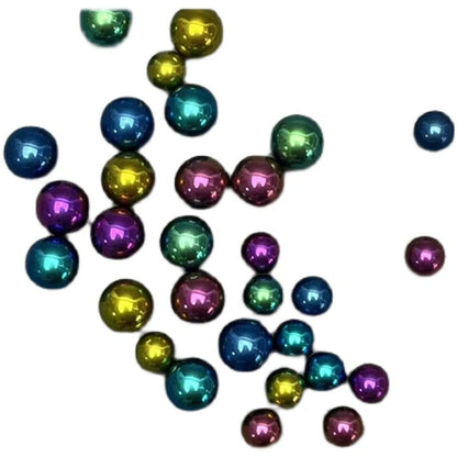 Titanium Spinner Balls: assorted plain colored balls on white (gallery view 05).