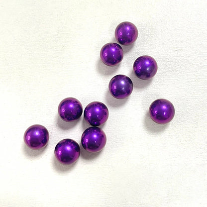 Titanium Spinner Balls: lavender purple plain balls on white (gallery view 06).