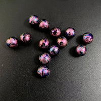 Splatter Rose Red / 8 mm