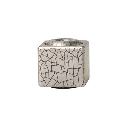 Square Titanium Fidget Spinner: crackle-pattern square spinner shown alone (gallery view 12).