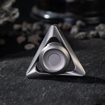 Hand Spinner – FM Studio Retroloop | Titanium Zirconium Stainless Steel EDC Fidget Spinner