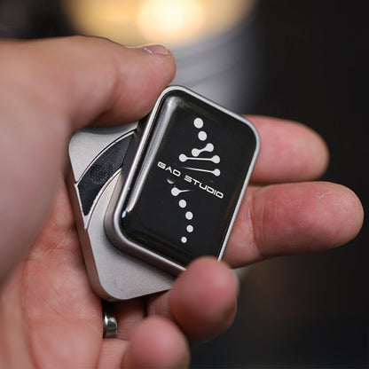 Fidget Coin – Gao Studio Energy Card | Stainless Steel Haptic EDC Worry Coin
