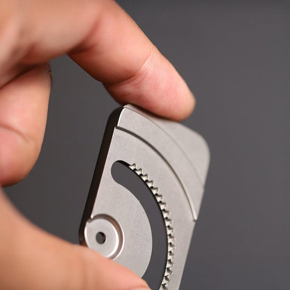 Fidget Coin – Gao Studio Energy Card | Stainless Steel Haptic EDC Worry Coin