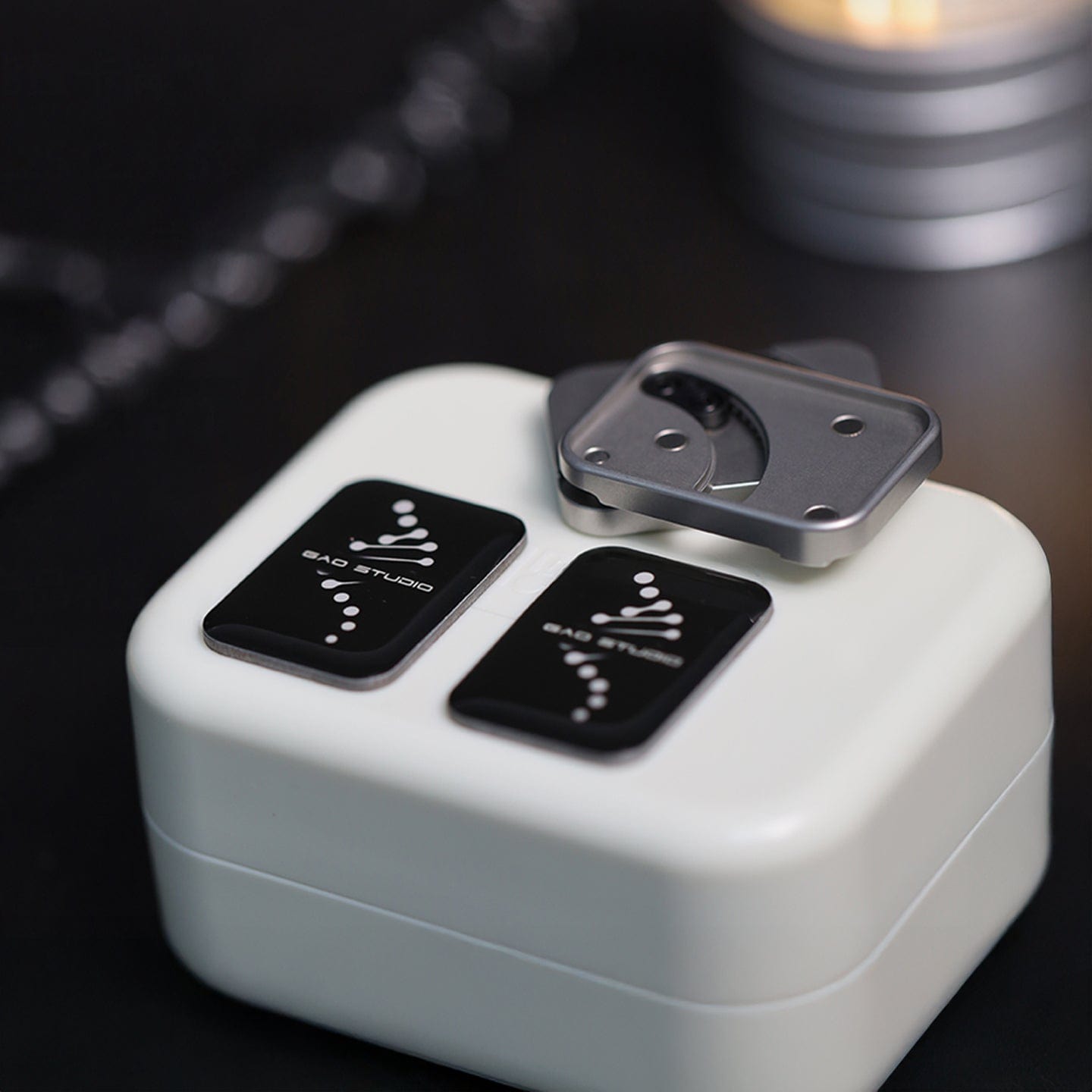 Fidget Coin – Gao Studio Energy Card | Stainless Steel Haptic EDC Worry Coin