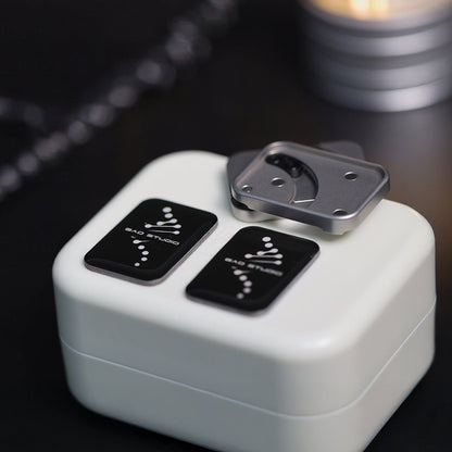 Fidget Coin – Gao Studio Energy Card | Stainless Steel Haptic EDC Worry Coin