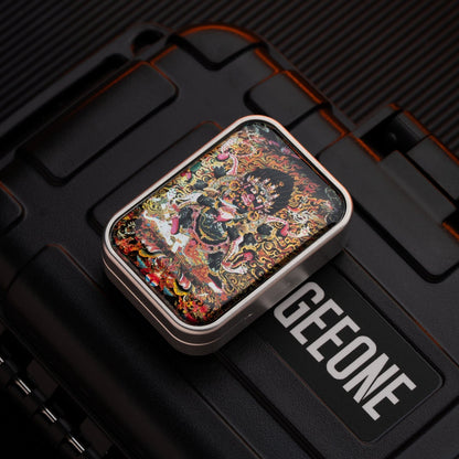Fidget Coin – Gao Studio Energy Card | Stainless Steel Haptic EDC Worry Coin