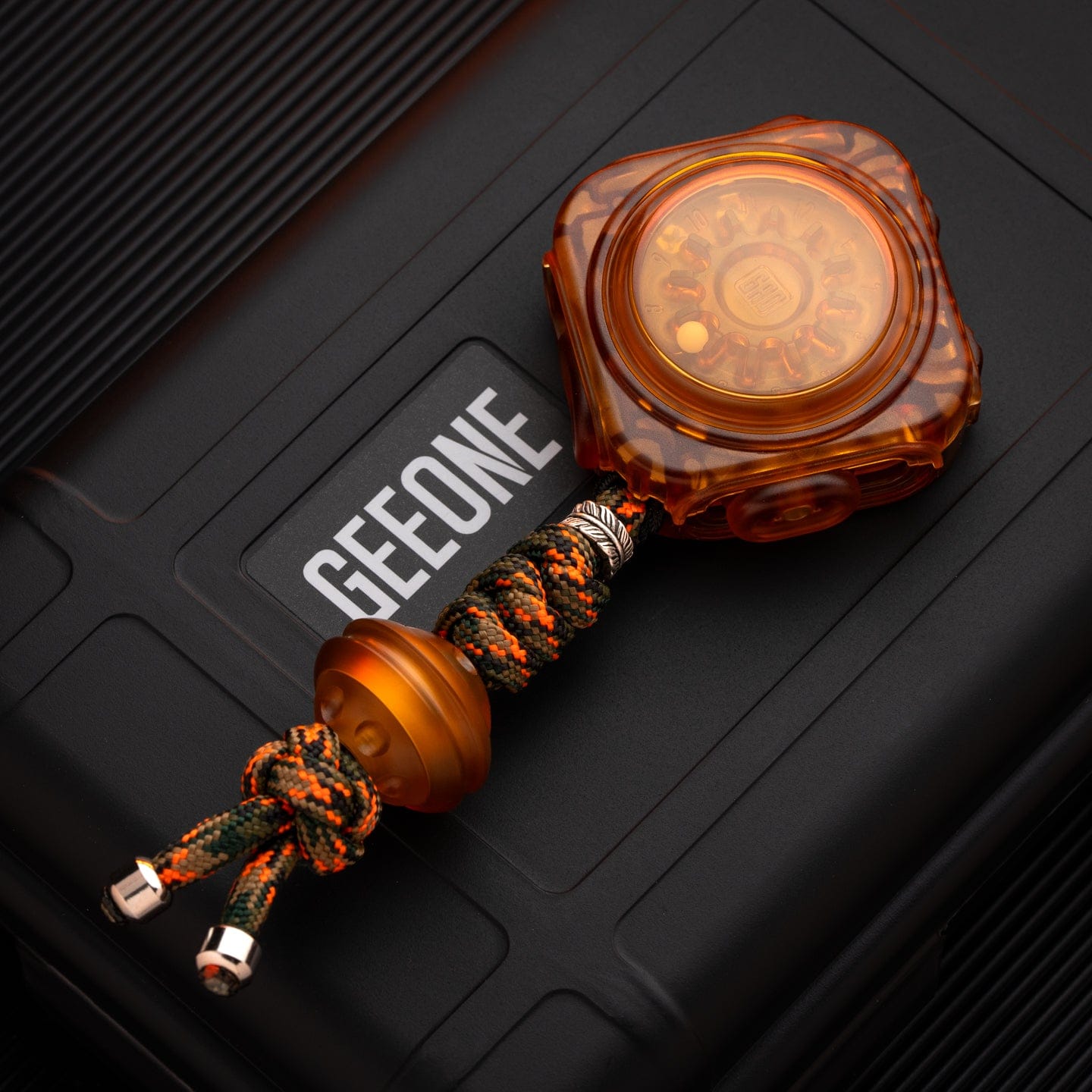 Gyroscope Toy – Gao Studio Fidget Master | PC Amber Titanium PEI EDC Spinner