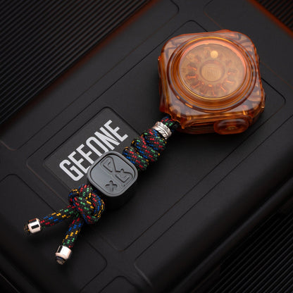 Gyroscope Toy – Gao Studio Fidget Master | PC Amber Titanium PEI EDC Spinner