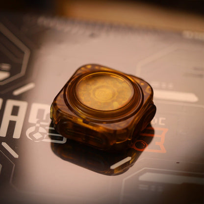Gyroscope Toy – Gao Studio Fidget Master | PC Amber Titanium PEI EDC Spinner