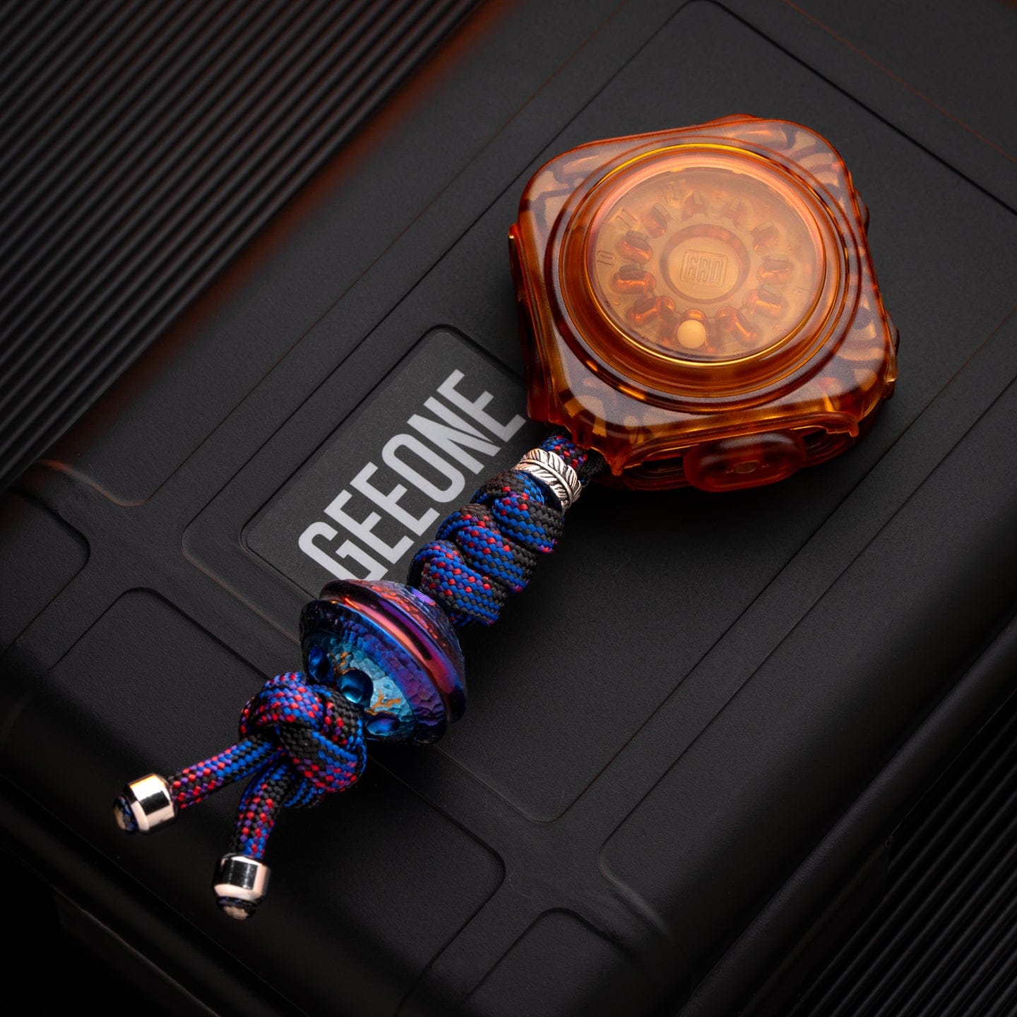 Gyroscope Toy – Gao Studio Fidget Master | PC Amber Titanium PEI EDC Spinner