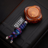 PC (amber)+Star-Titanium (engraving) braiding kit