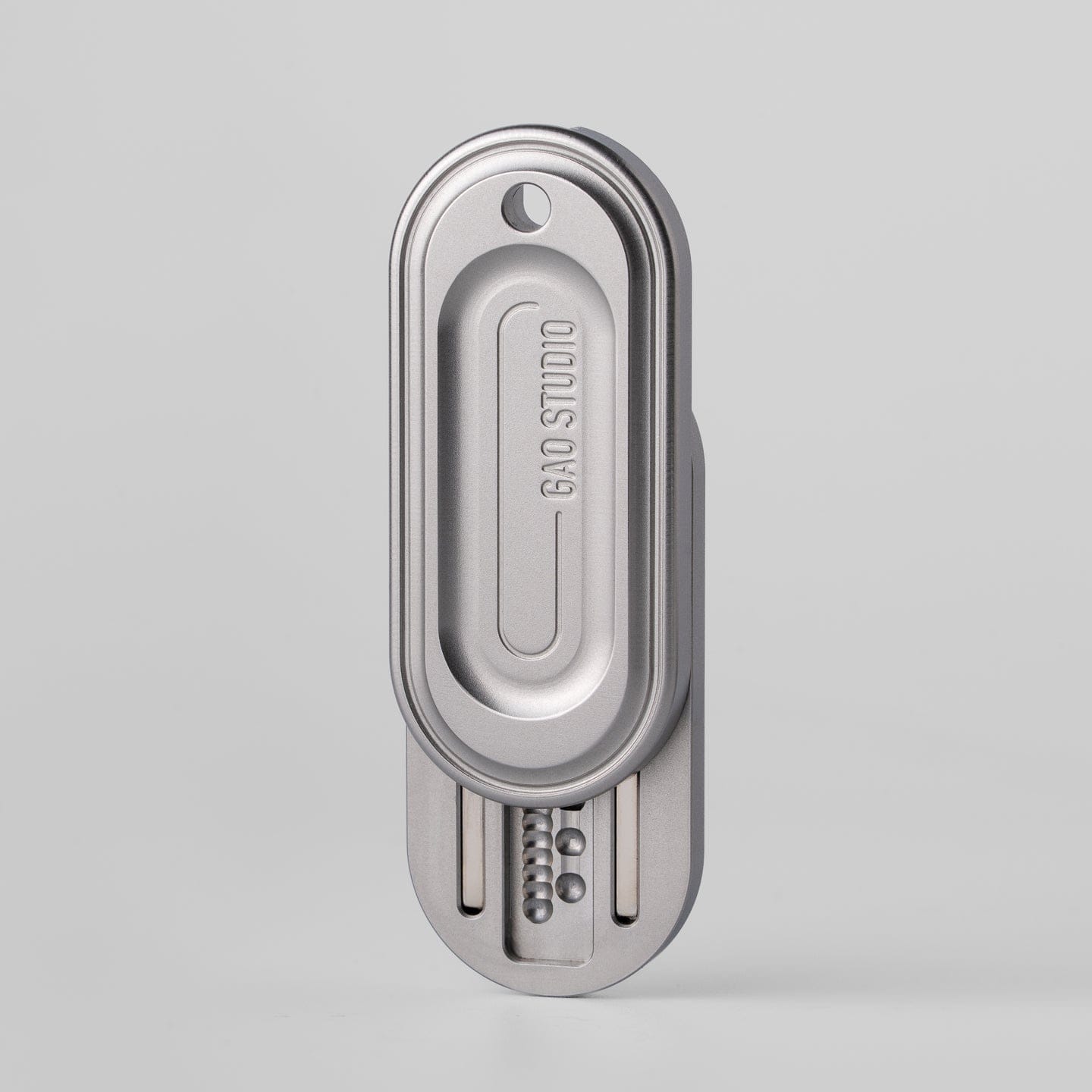 Fidget Slider – GAO Studio Richcoin Strong Wind | Stainless Steel POM EDC Push Slider