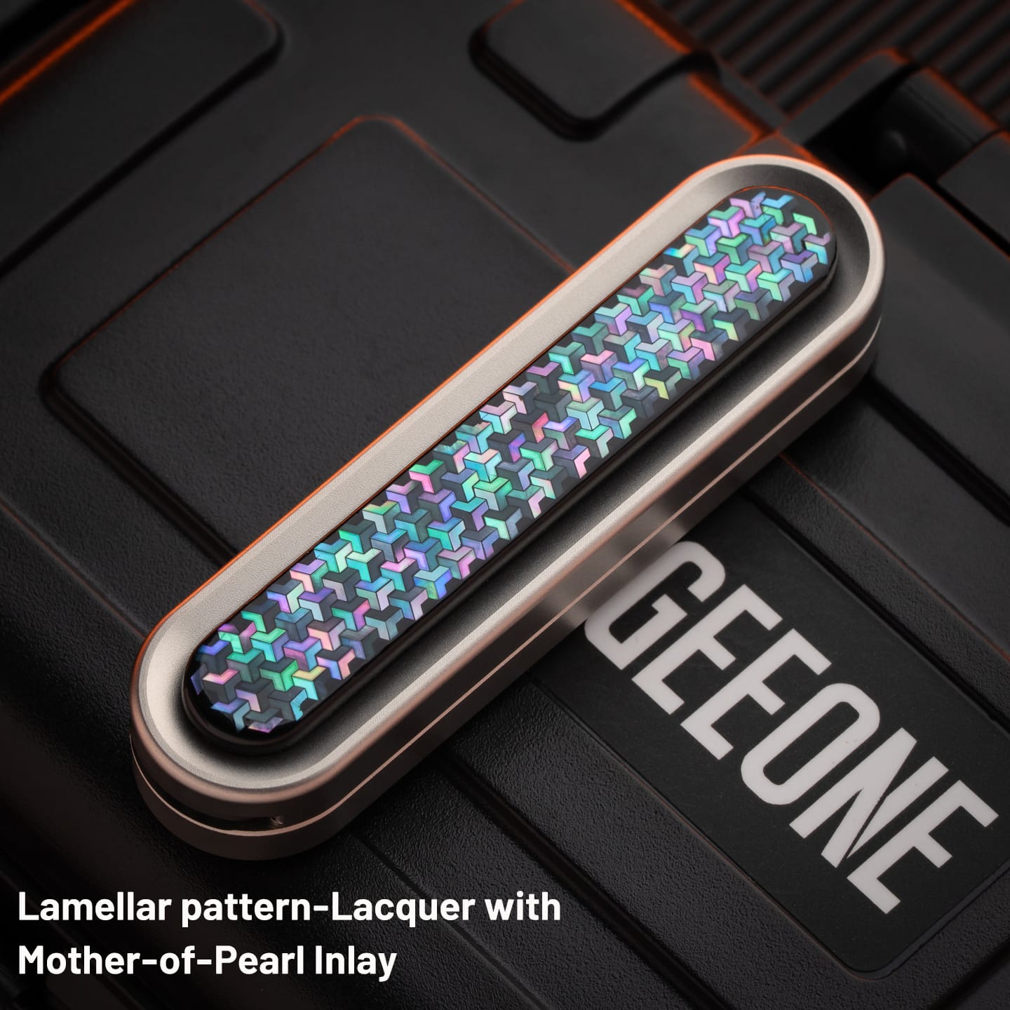 Slider Fidget Toy – GD EDC Seasoning Stick | Stainless Steel Wood PEI Ultem Custom Pattern