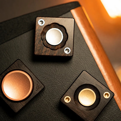 GDEDC Square Object mechanical fidget spinners in three finishes
