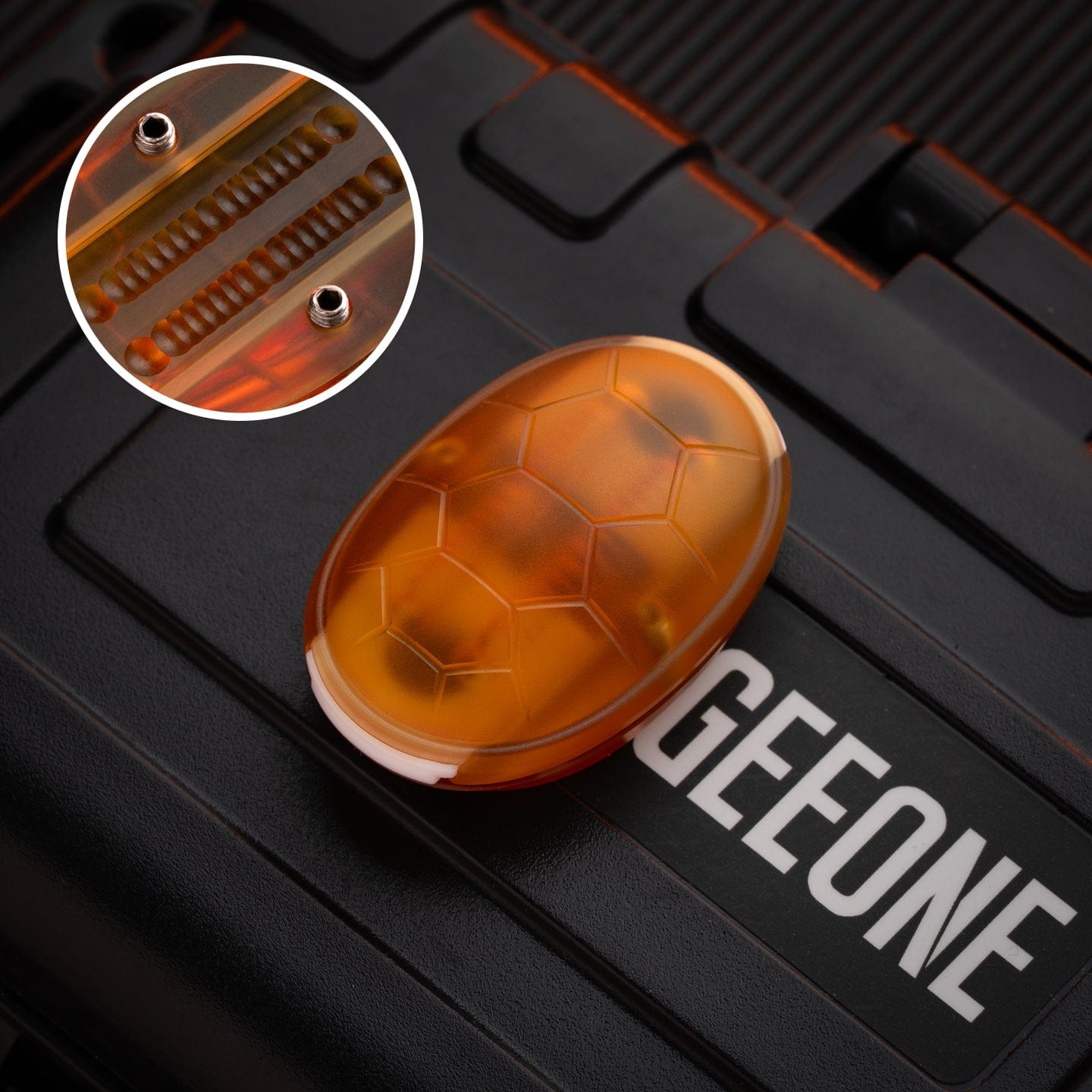 Mechanical Slider – GEEOne Ding Jia | Ultem Zirconium EDC Push Slider