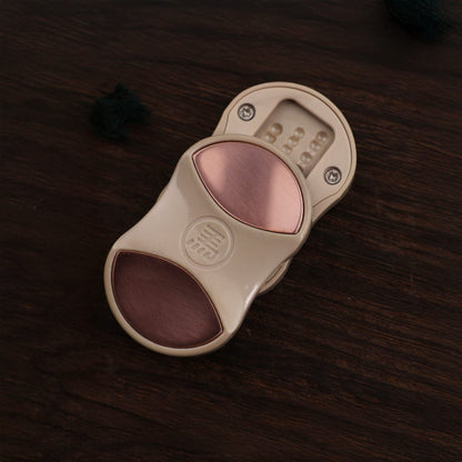 Fidget Slider EDC – GEEOne Wrathful | Titanium Zirconium PEEK Copper