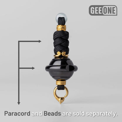 EDC Paracord Braiding Service – GEEOne | Atwood 550 Rope Titanium Tritium Bead Sterling Silver Kit