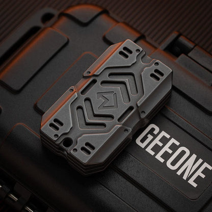 Fidget Slider – GEEOne Warshield | Stainless Steel Zirconium Copper Titanium EDC