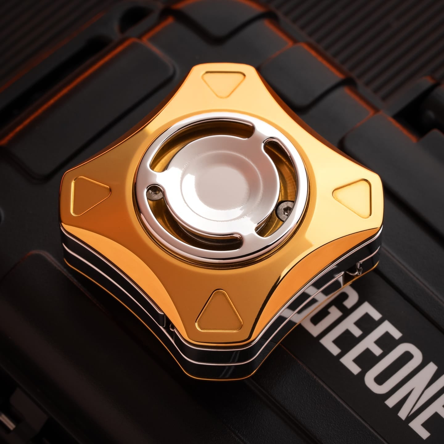 Mechanical Slider – GEEOne Hades | Polished Stainless Steel EDC Push Slider