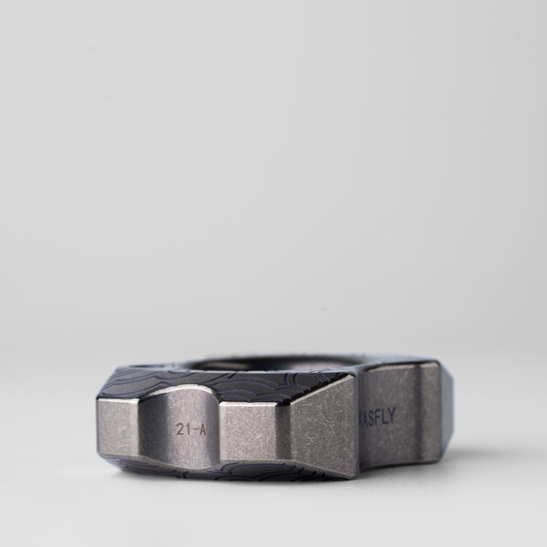 Pocket Tool – KASFLY Single Knuckle Duster | Titanium Zirconium Bronze EDC Multi Tool