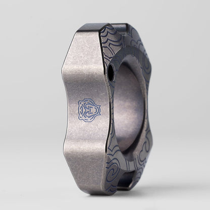 Pocket Tool – KASFLY Single Knuckle Duster | Titanium Zirconium Bronze EDC Multi Tool