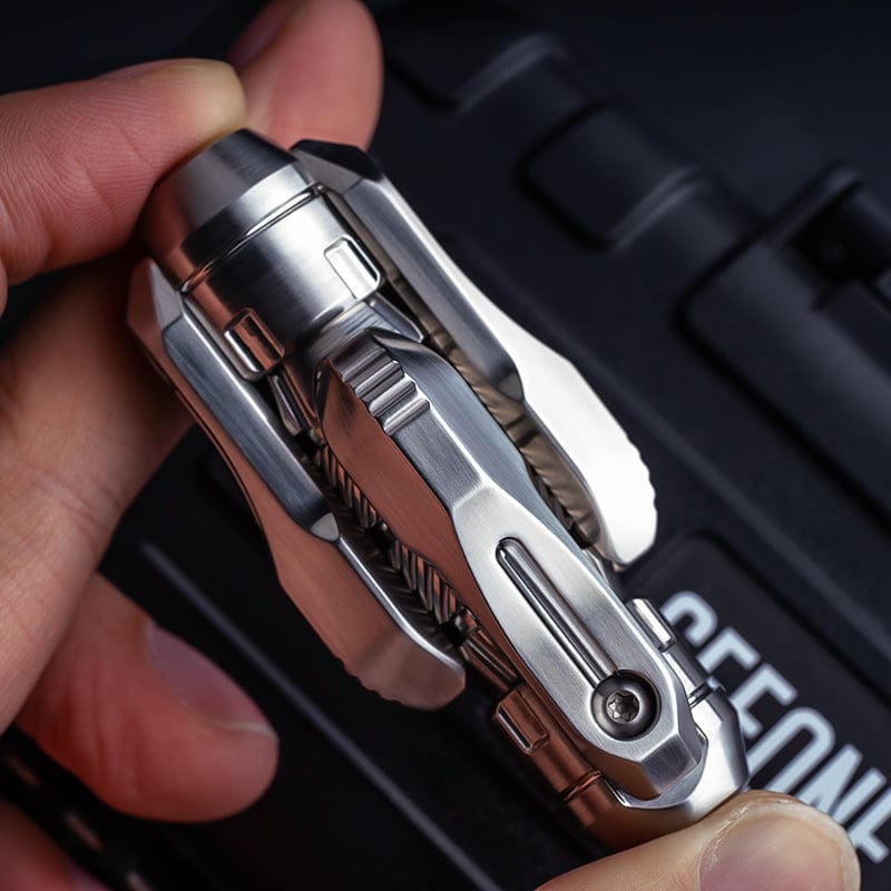 Mechanical Slider – GEEOne Lazer | Titanium Stainless Steel PEI Superconductor EDC Push Slider