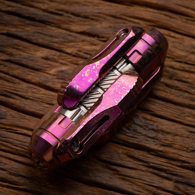 Mechanical Slider – GEEOne Lazer | Titanium Stainless Steel PEI Superconductor EDC Push Slider