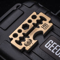 Scarab Distress Brass