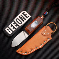 SKD Steel blade + Burmese Rosewood handle