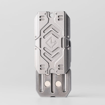 Fidget Slider – GEEOne Warshield | Stainless Steel Zirconium Copper Titanium EDC