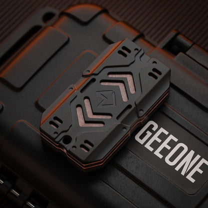 Fidget Slider – GEEOne Warshield | Stainless Steel Zirconium Copper Titanium EDC