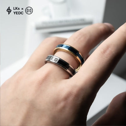 EDC Lanyard Bead – YEDC × LKS Zhuan Yun Pig Ring | Zircuti Titanium EDC Ring Pendant