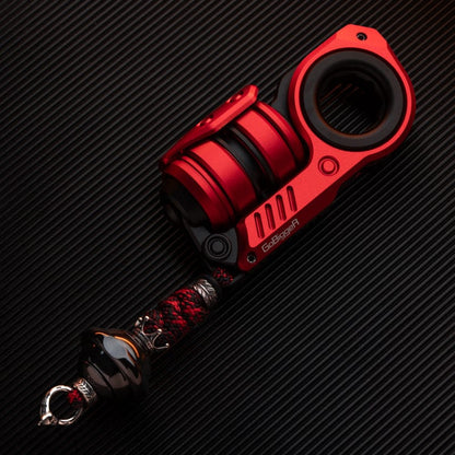 Fidget Slider EDC – GoBiggeR Sinian Lite | Aluminum Titanium Zirconium Mokuti Push Slider