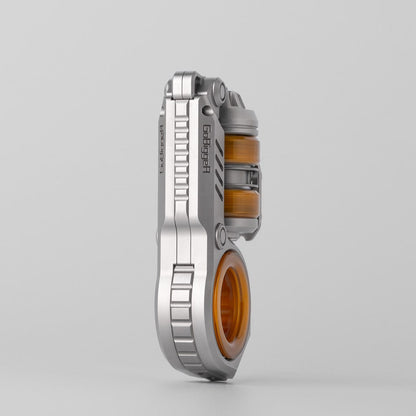 Fidget Slider EDC – GoBiggeR Sinian | Titanium Zirconium Gold Steel Premium Push Slider