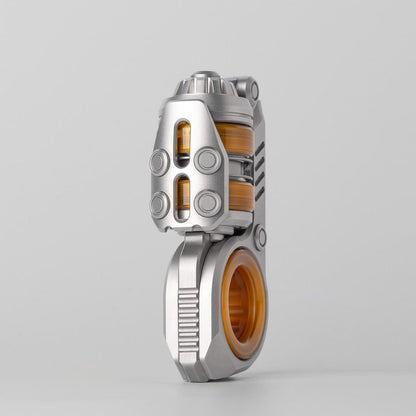Fidget Slider EDC – GoBiggeR Sinian | Titanium Zirconium Gold Steel Premium Push Slider