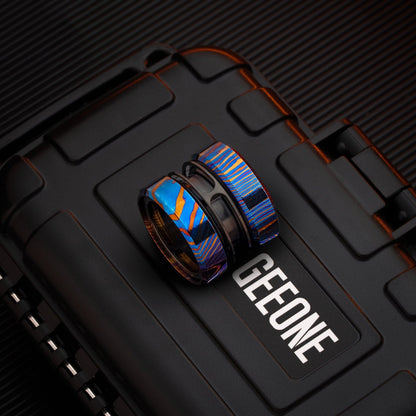 Fidget Slider EDC – GoBiggeR Sinian Lite | Aluminum Titanium Zirconium Mokuti Push Slider