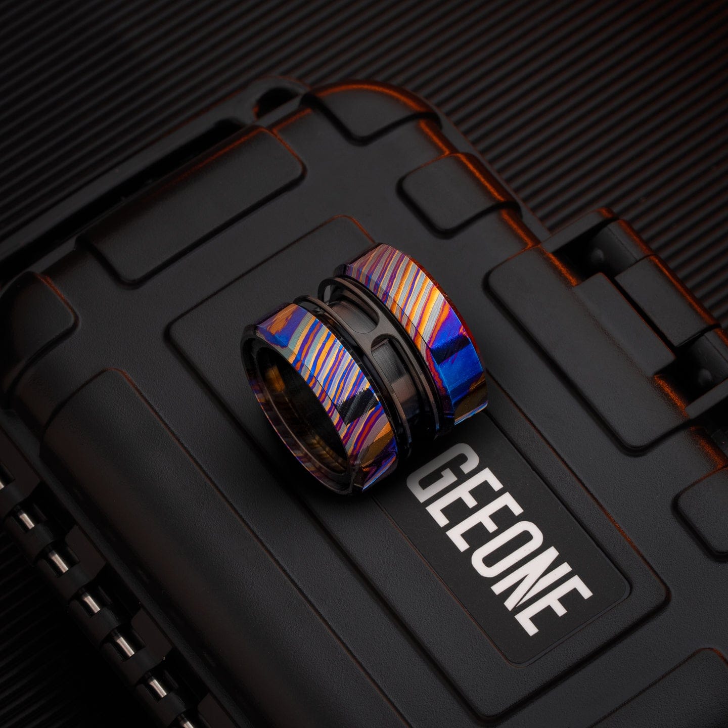 Fidget Slider EDC – GoBiggeR Sinian Lite | Aluminum Titanium Zirconium Mokuti Push Slider