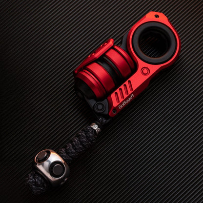 Fidget Slider EDC – GoBiggeR Sinian Lite | Aluminum Titanium Zirconium Mokuti Push Slider