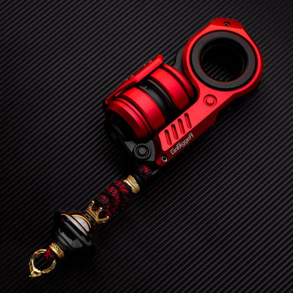 Fidget Slider EDC – GoBiggeR Sinian Lite | Aluminum Titanium Zirconium Mokuti Push Slider