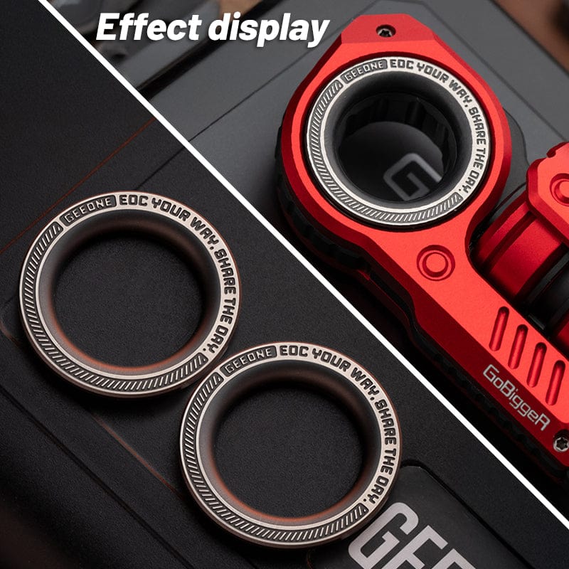 Fidget Slider EDC – GoBiggeR Sinian Lite | Aluminum Titanium Zirconium Mokuti Push Slider